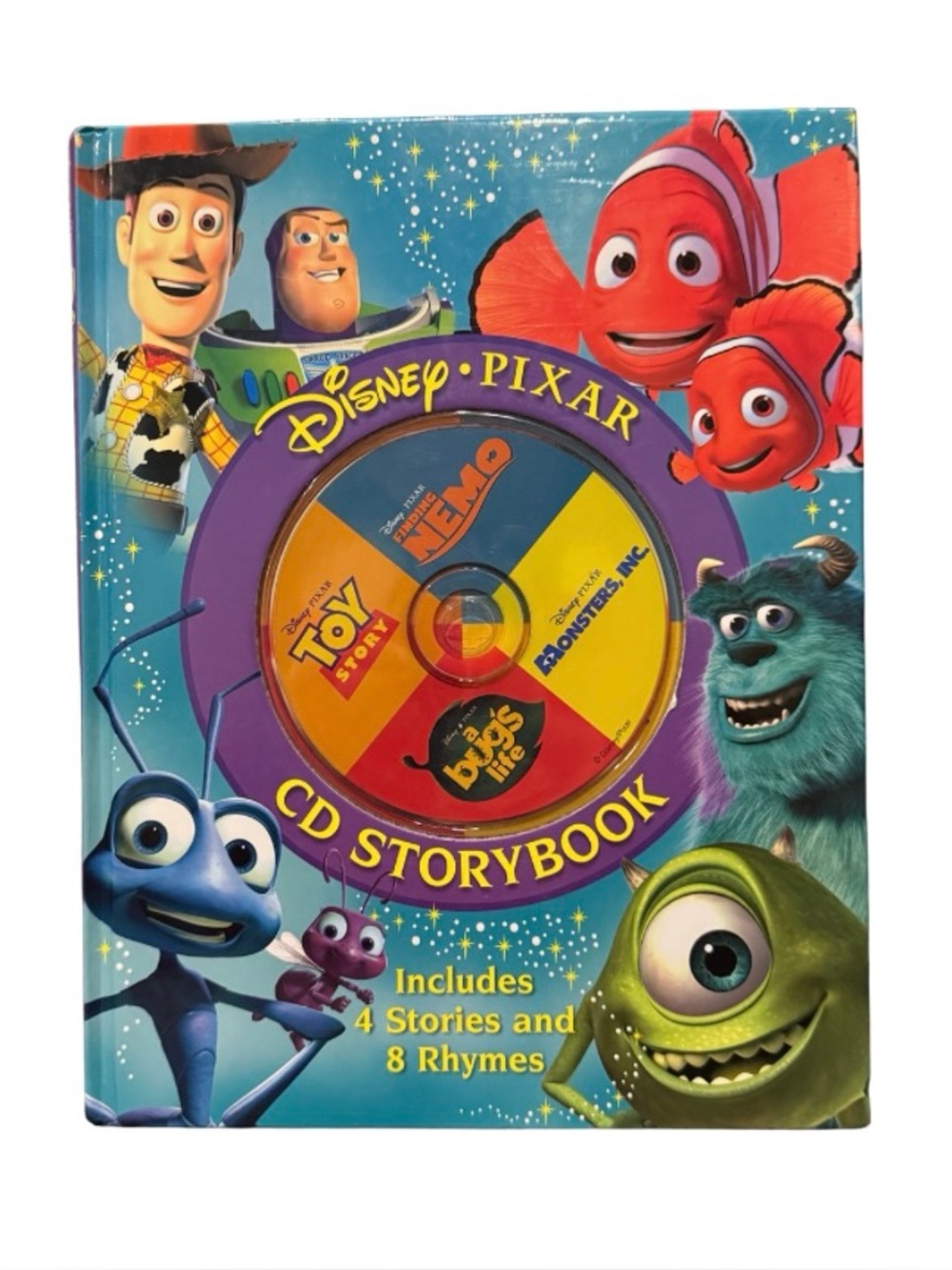 Disney Pixar CD Storybook Hard Cover Book and Audio CD